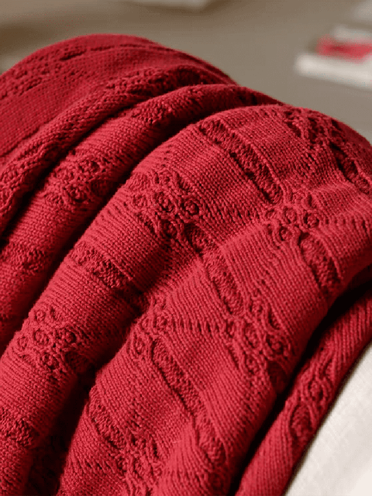 Twist Jacquard Throw Blanket