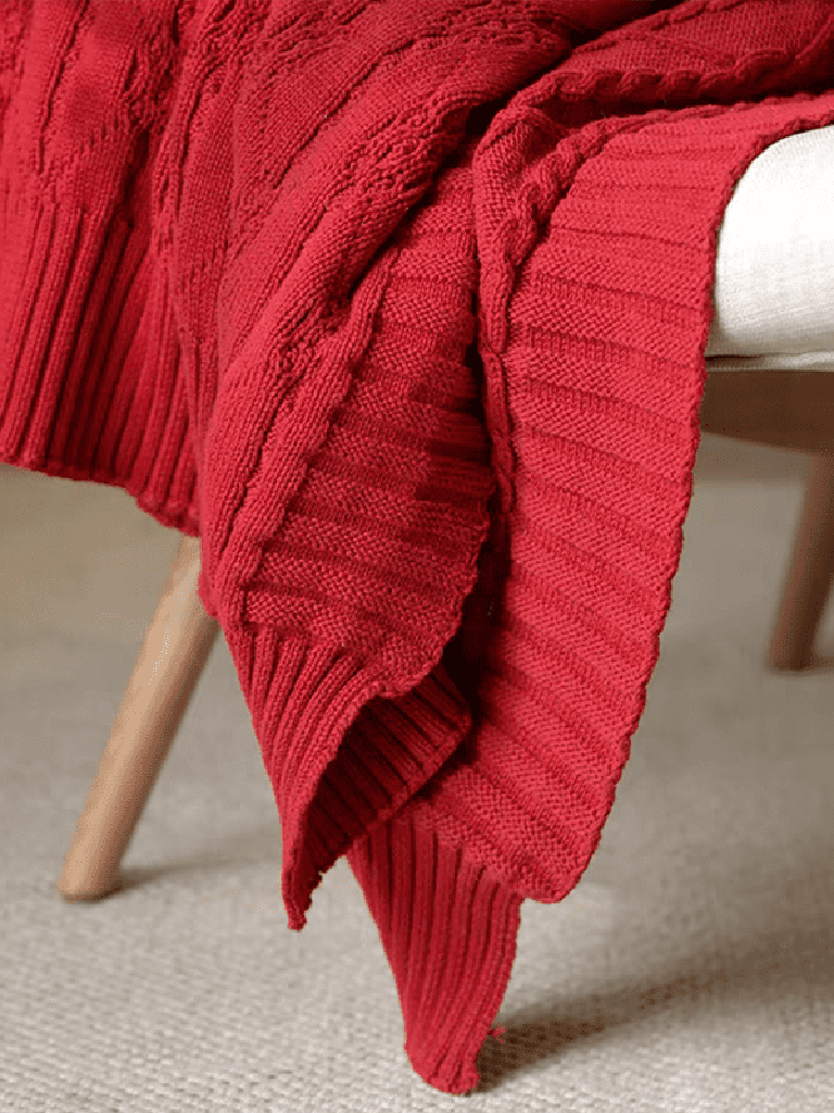 Twist Jacquard Throw Blanket