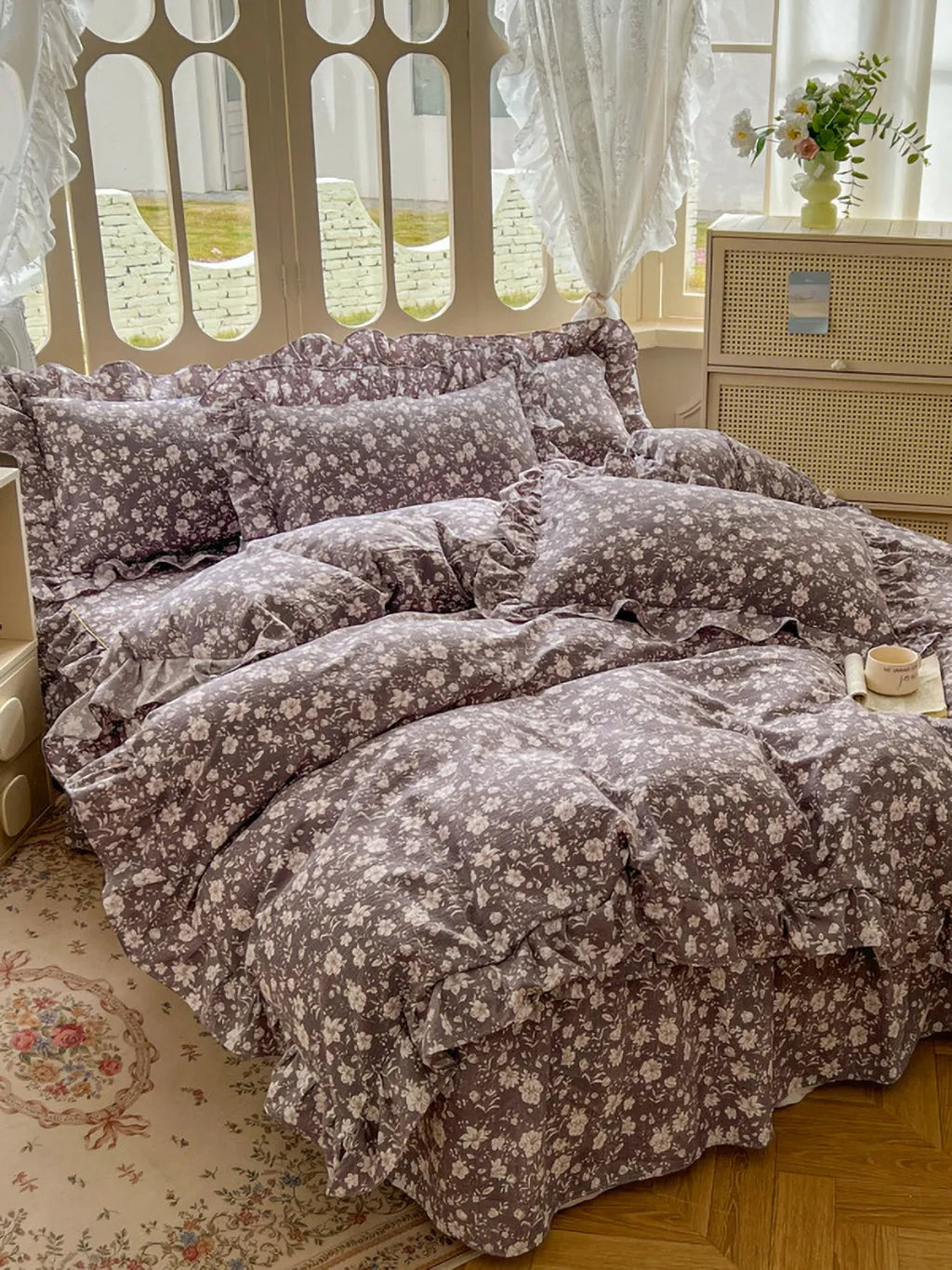 Vintage Floral Duvet Cover