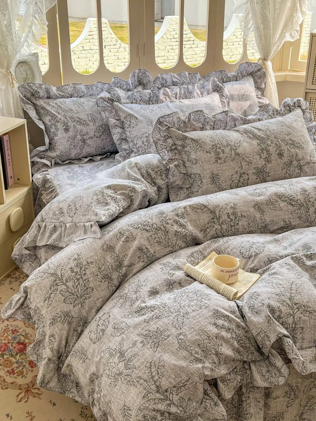 Vintage Floral Duvet Cover
