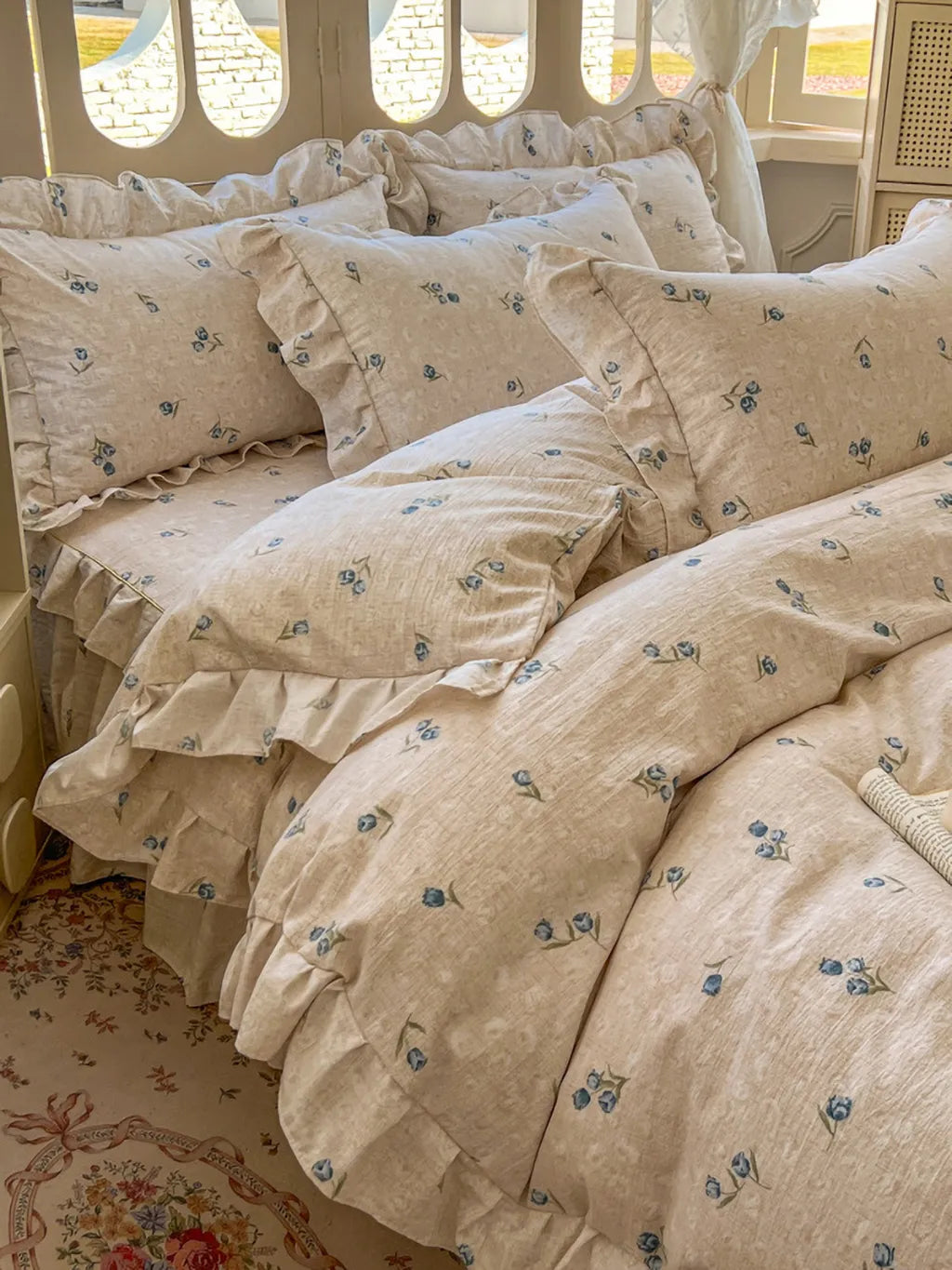 Vintage Floral Duvet Cover