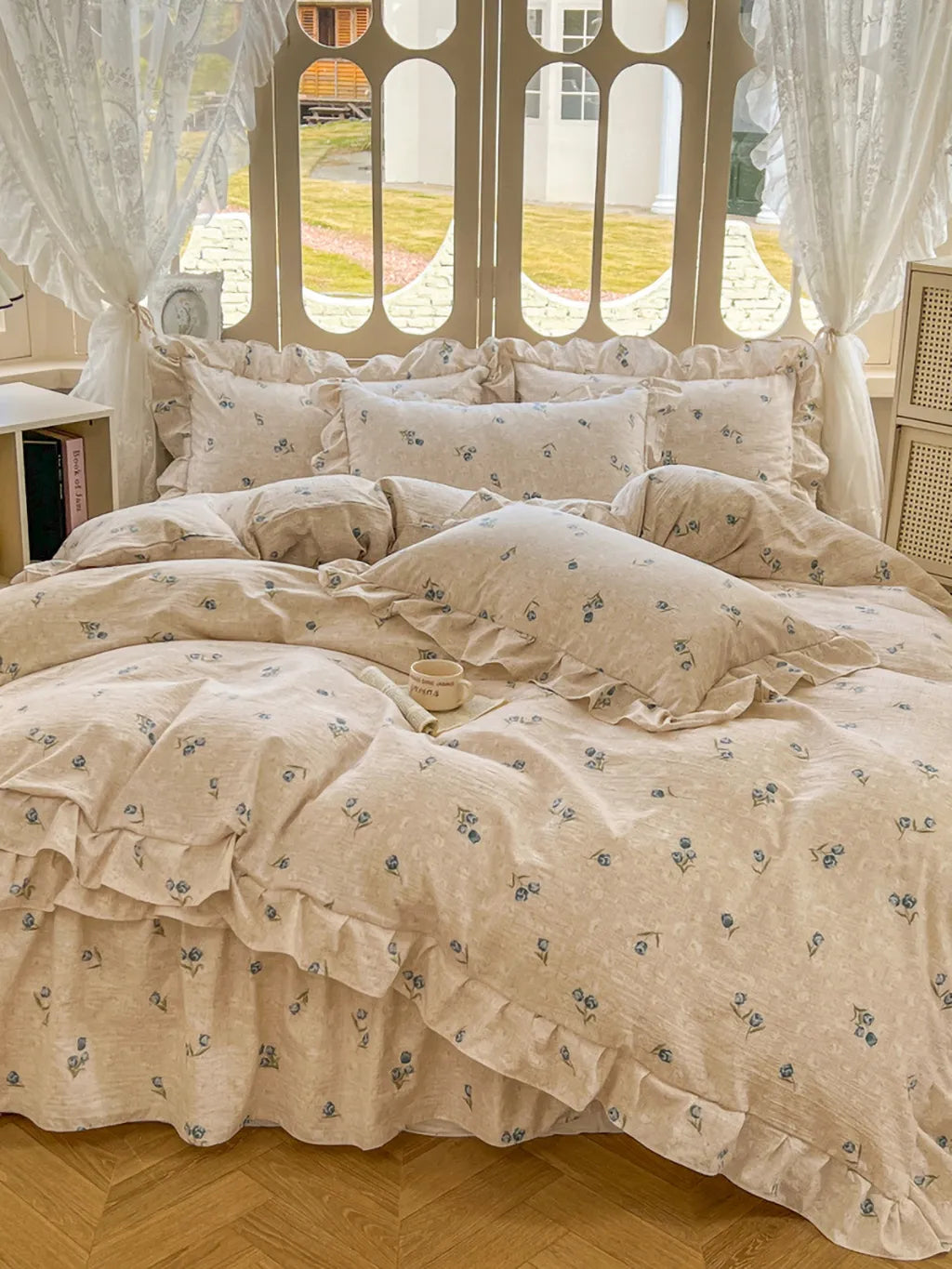 Vintage Floral Duvet Cover