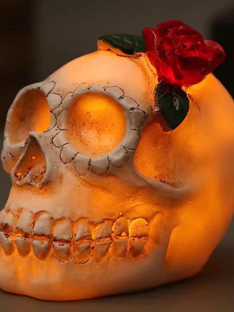 Vintage Halloween Skull Lamp (3 pack)