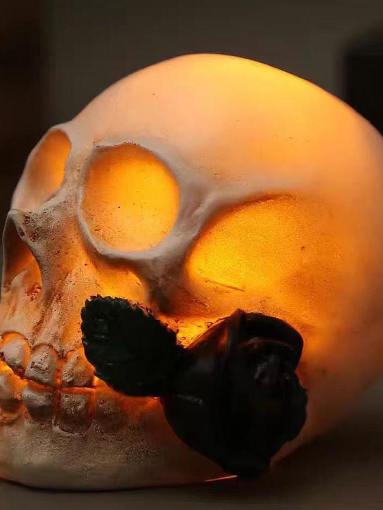 Vintage Halloween Skull Lamp (3 pack)