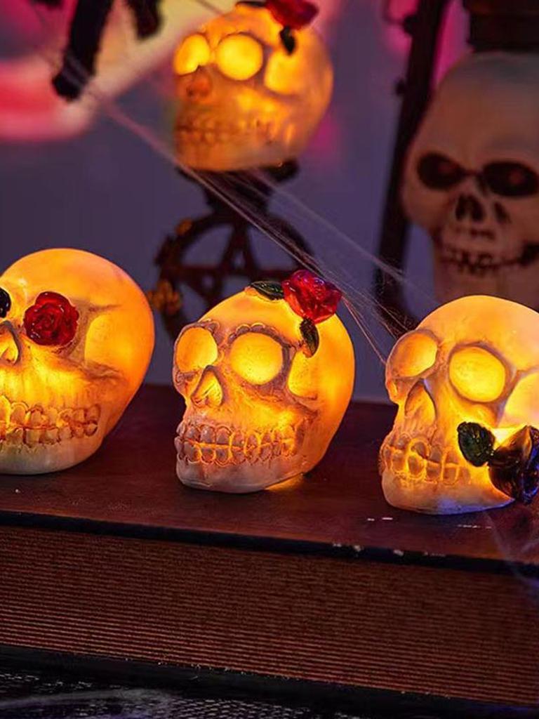 Vintage Halloween Skull Lamp (3 pack)