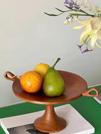 Vintage Wood Tray with Handle