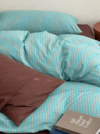 Vintage Striped Bedding Set