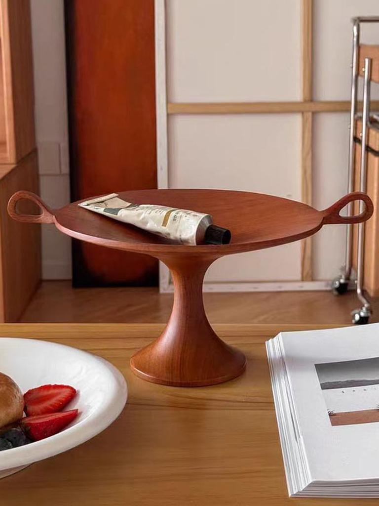 Vintage Wood Tray with Handle