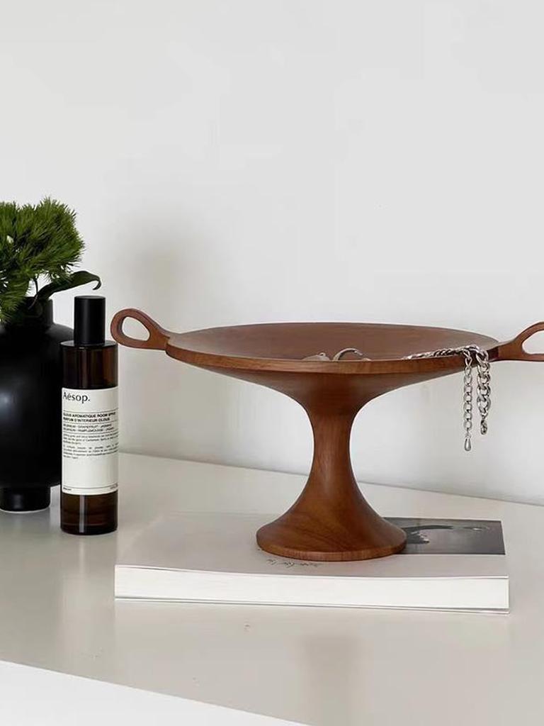 Vintage Wood Tray with Handle