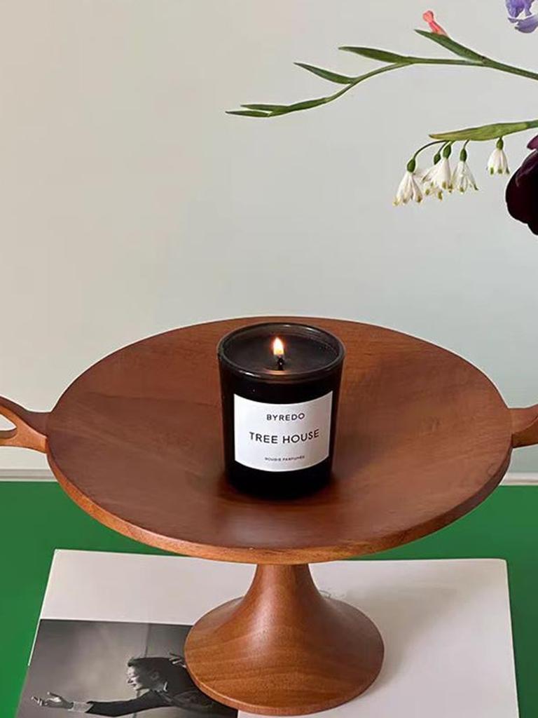 Vintage Wood Tray with Handle