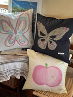 Y2K Butterfly Printed Throw Pillow