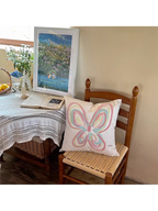 Y2K Butterfly Printed Throw Pillow