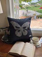 Y2K Butterfly Printed Throw Pillow