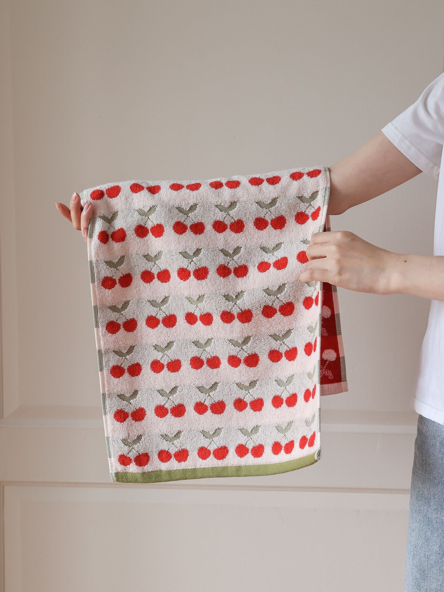 Apple Orchard Cotton Bath Towel original reference image 15