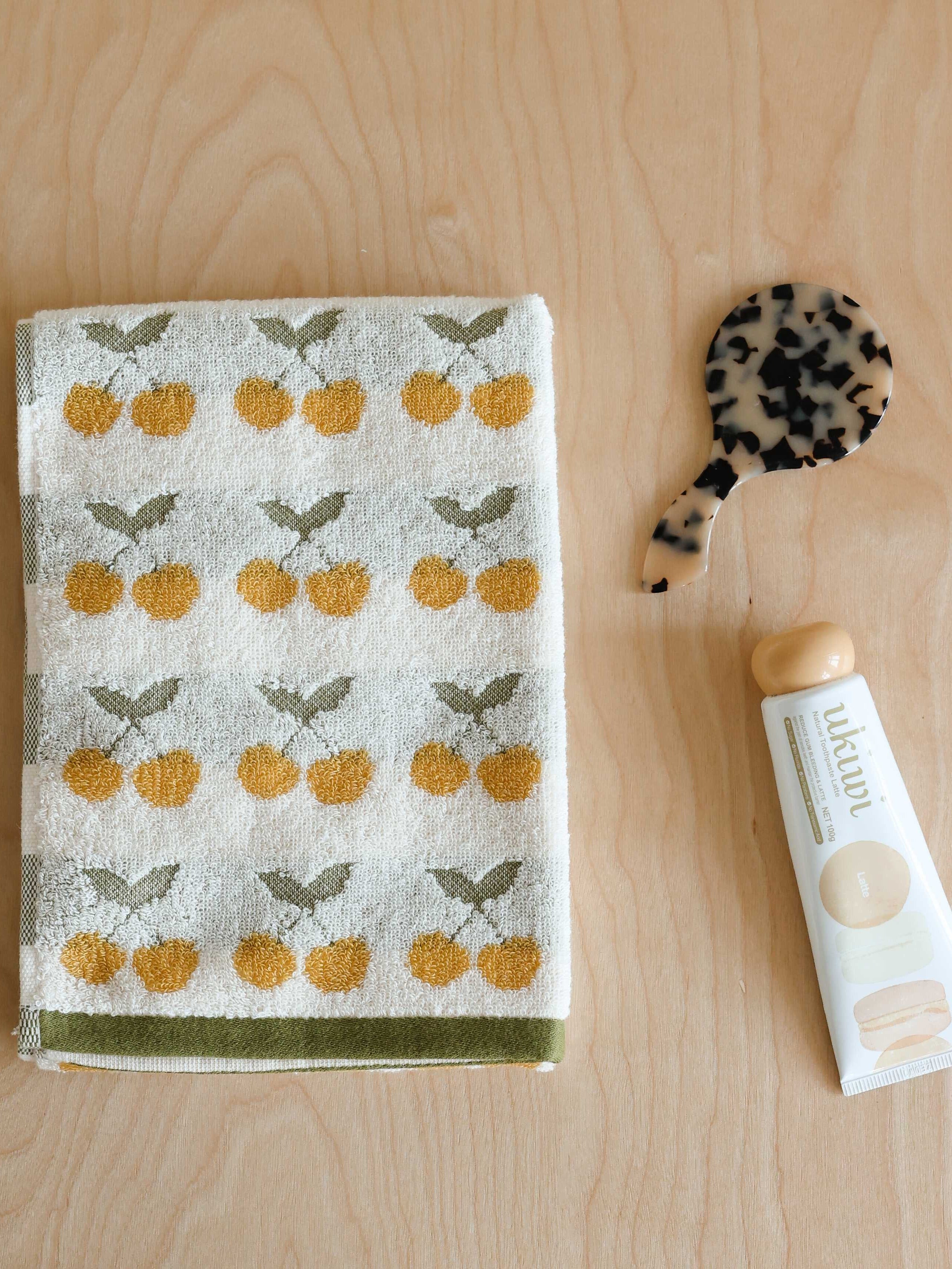 Apple Orchard Cotton Bath Towel original reference image 18