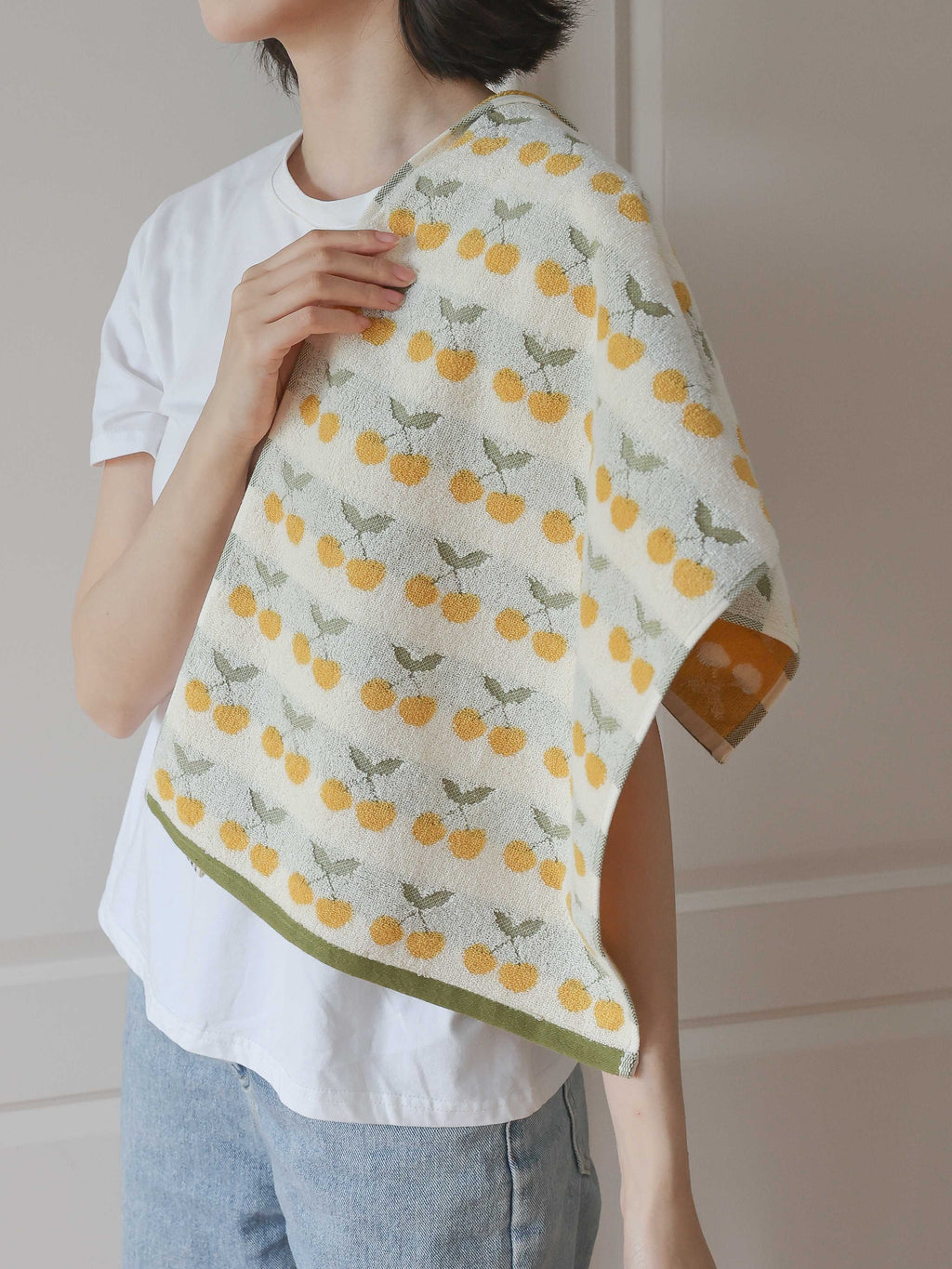 Apple Orchard Cotton Bath Towel original reference image 20