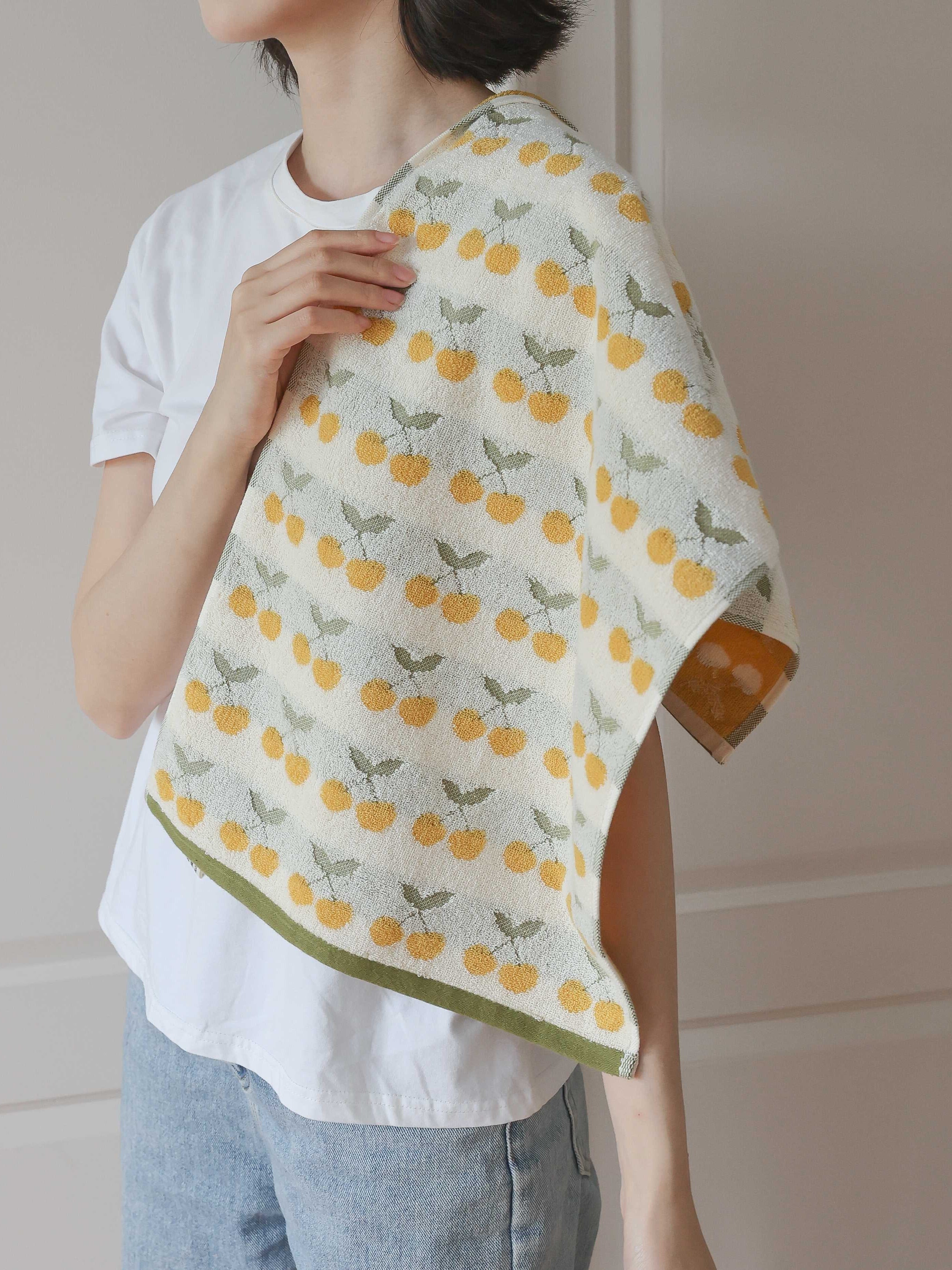 Apple Orchard Cotton Bath Towel original reference image 20