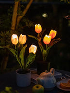 Artificial Tulip Flower Night Light Ambient Lamp