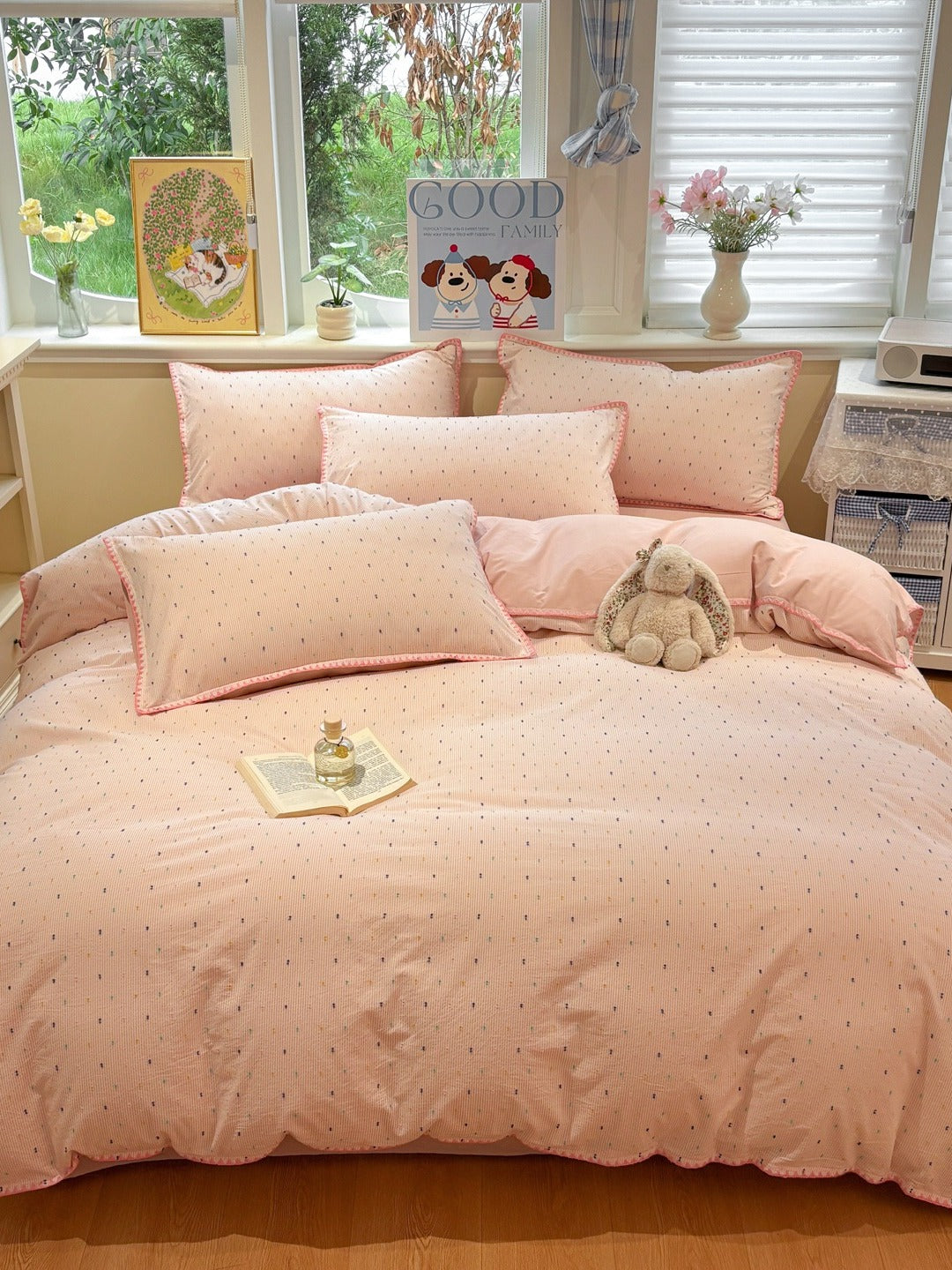 Atelier Chenille Brushed Cotton Duvet Cover original reference image 2