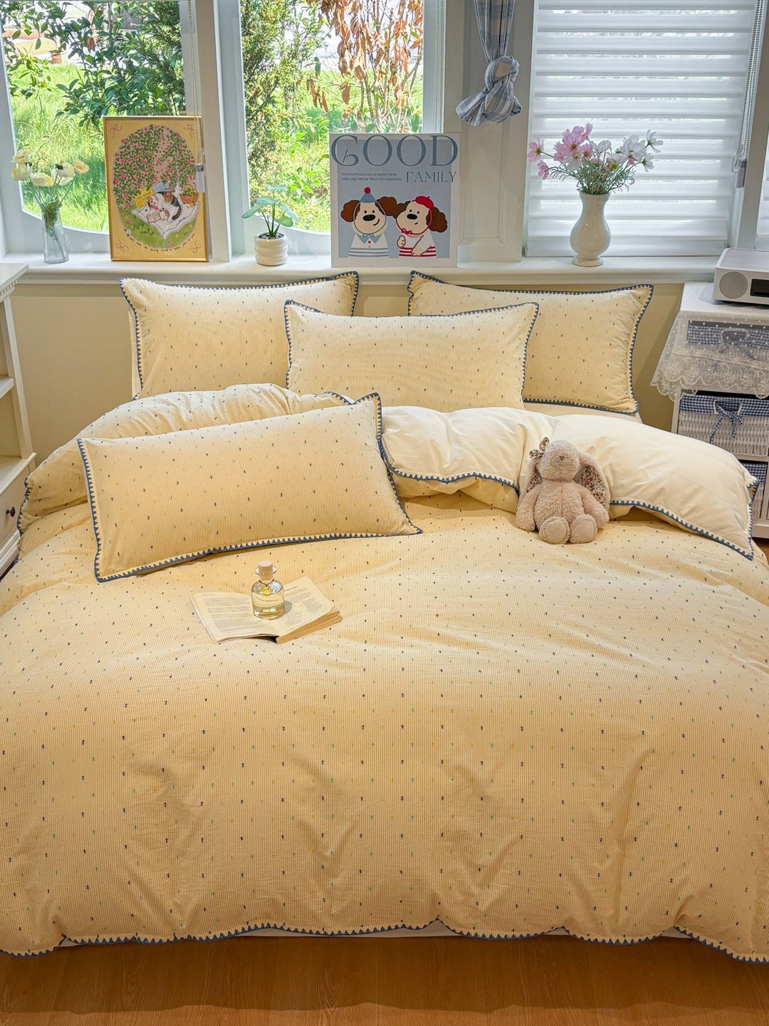 Atelier Chenille Brushed Cotton Duvet Cover original reference image 10