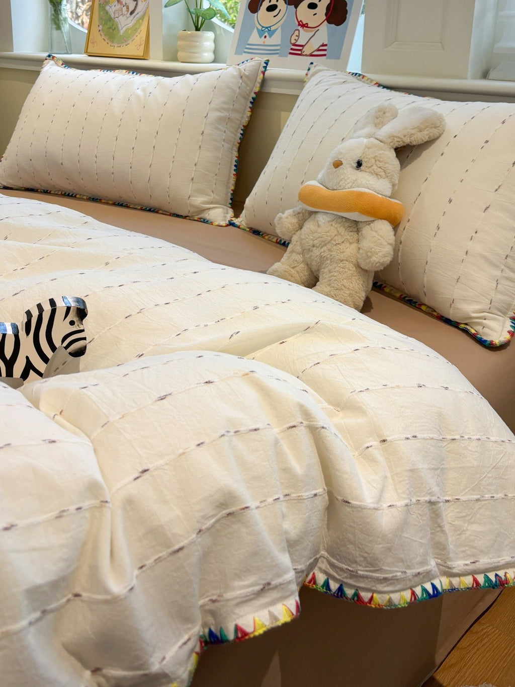 Atelier Chenille Brushed Cotton Duvet Cover original reference image 43