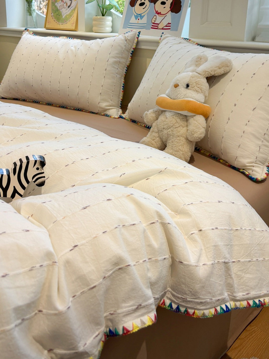 Atelier Chenille Brushed Cotton Duvet Cover original reference image 43