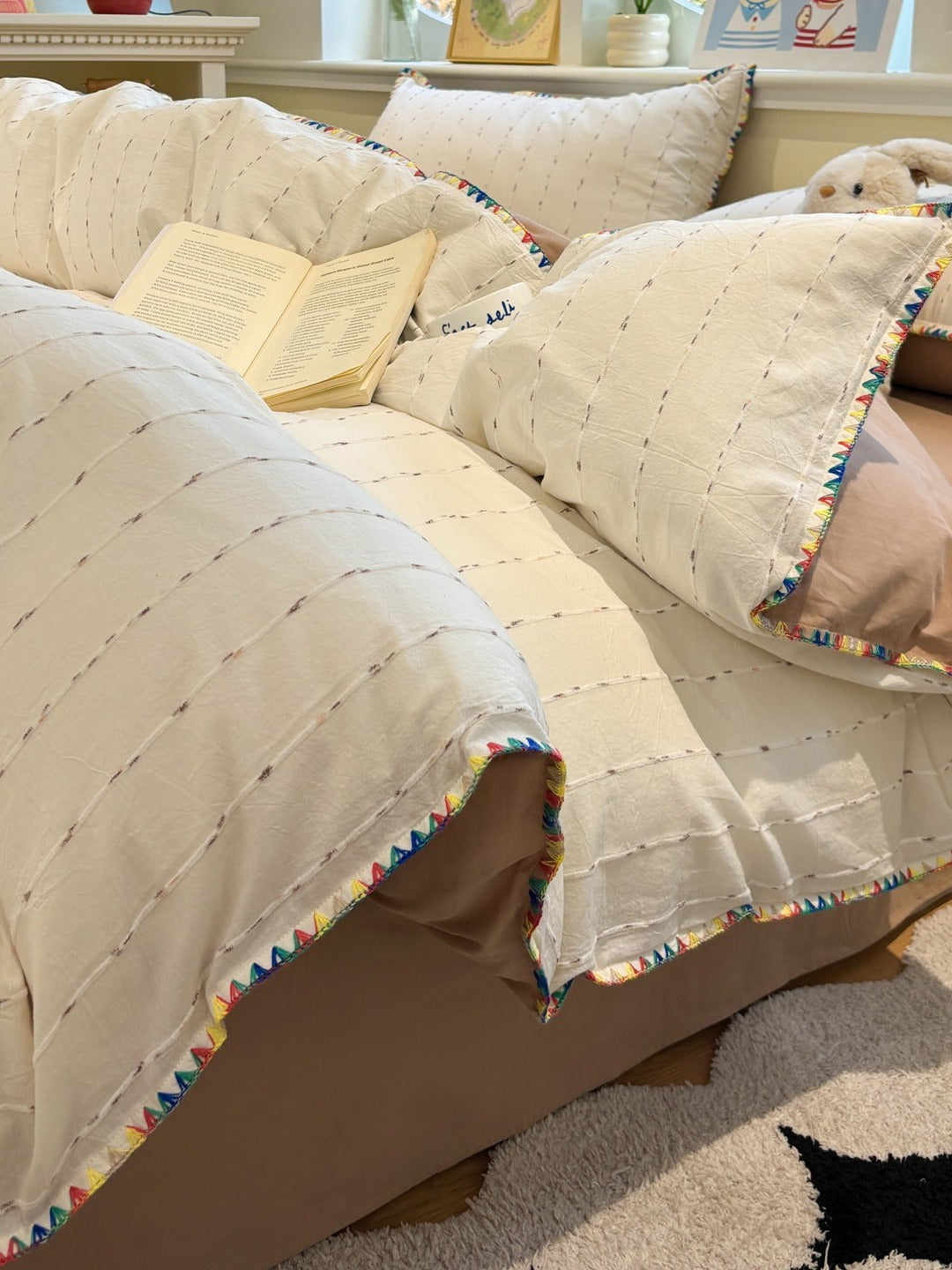 Atelier Chenille Brushed Cotton Duvet Cover original reference image 47