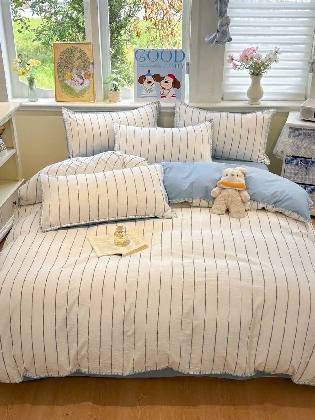 Atelier Chenille Brushed Cotton Duvet Cover original reference image 50