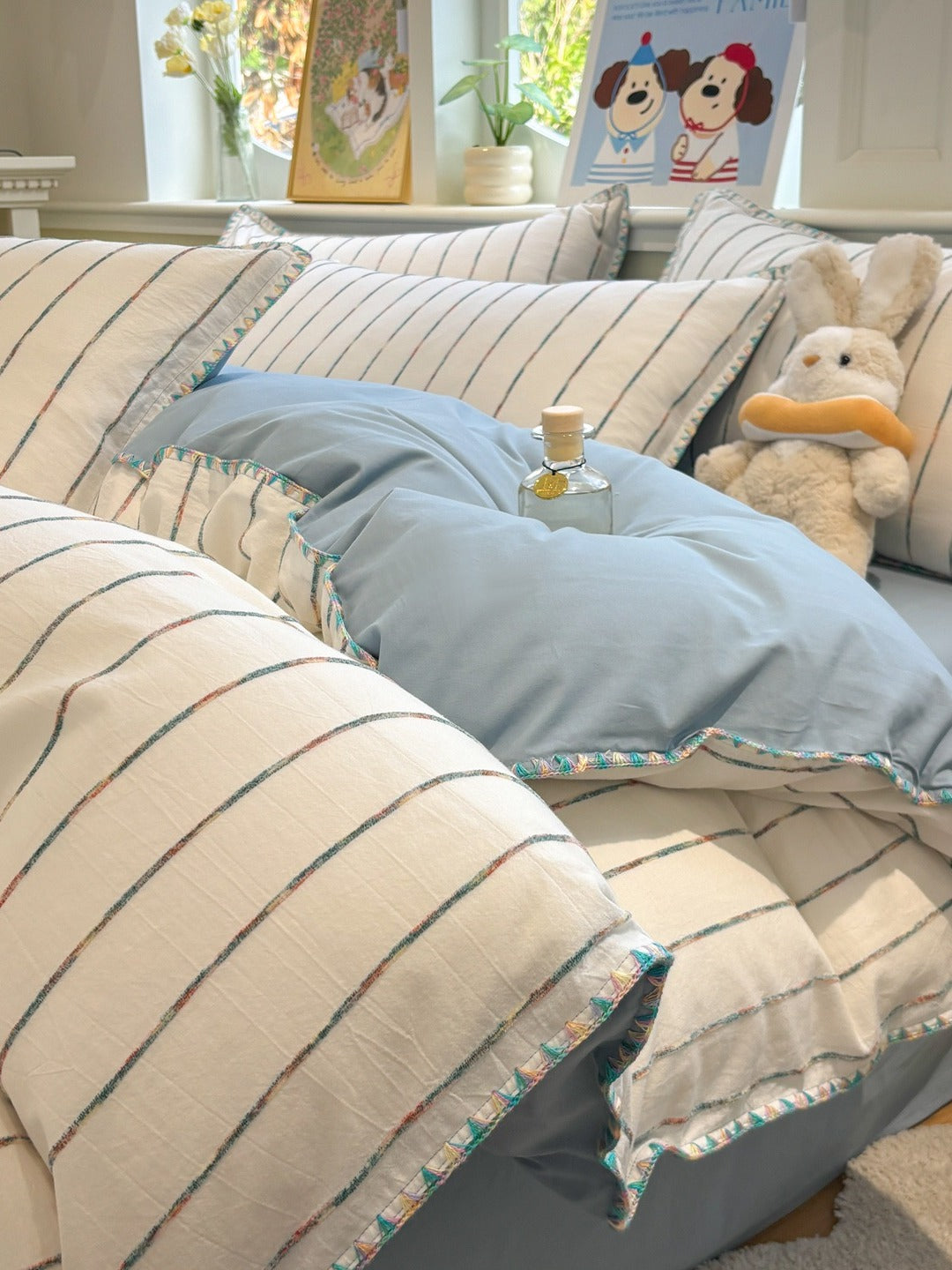 Atelier Chenille Brushed Cotton Duvet Cover original reference image 51