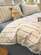 Atelier Chenille Brushed Cotton Duvet Cover original reference image 56