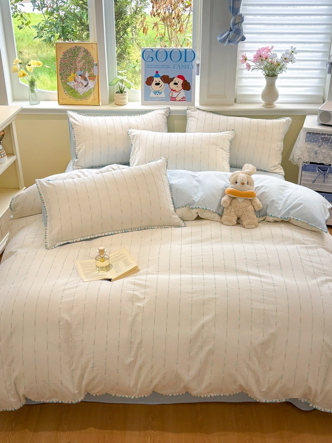 Atelier Chenille Brushed Cotton Duvet Cover original reference image 58