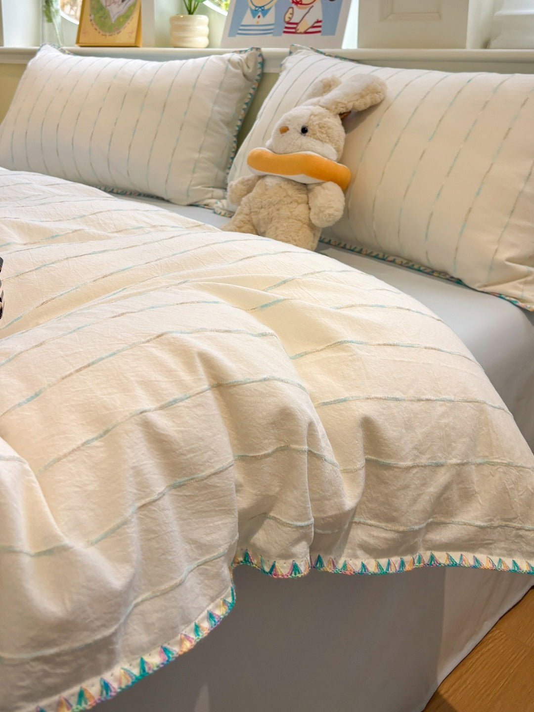Atelier Chenille Brushed Cotton Duvet Cover original reference image 63