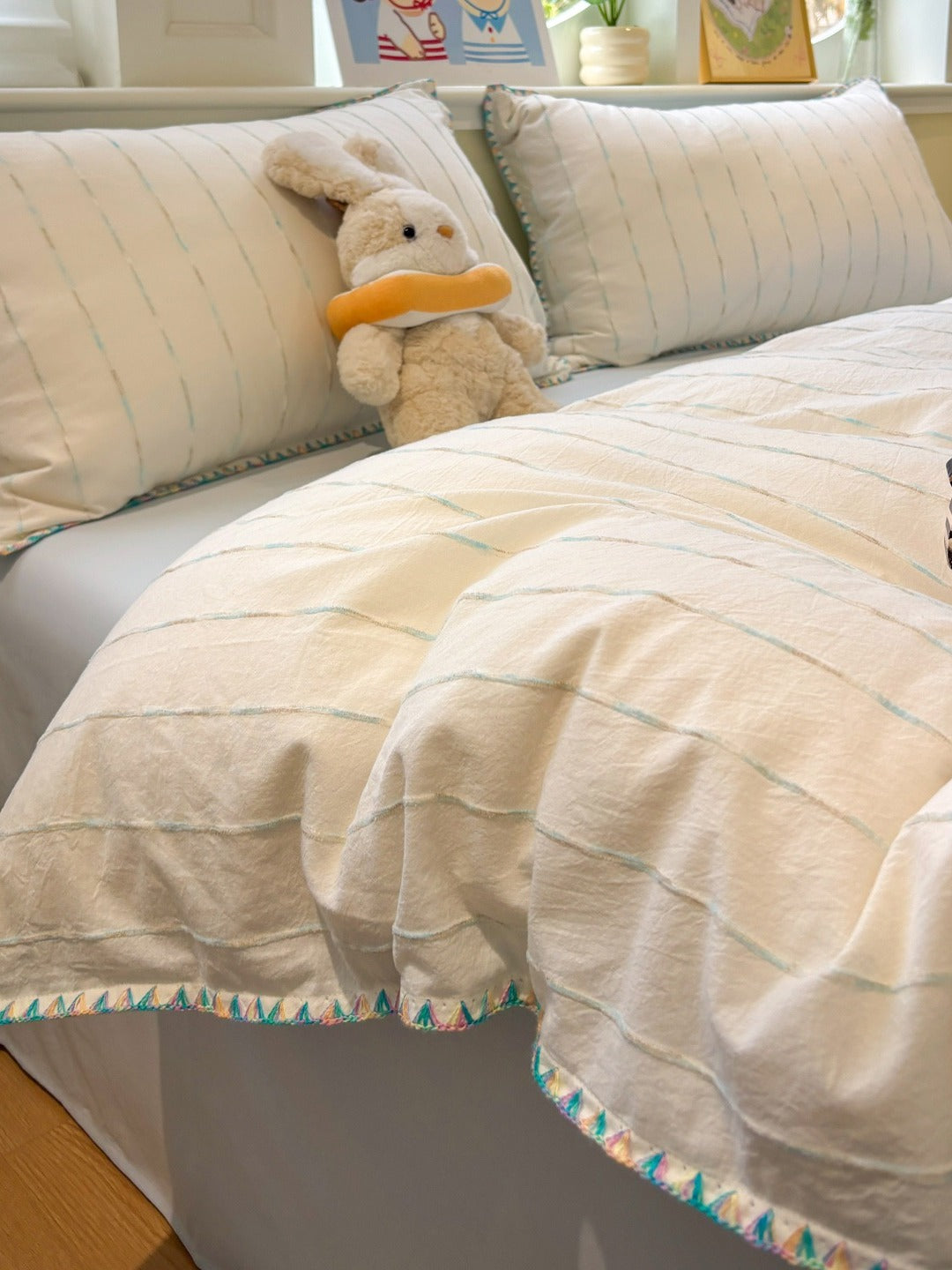 Atelier Chenille Brushed Cotton Duvet Cover original reference image 64