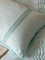 Atelier Smocked Pleat Cotton Duvet Cover original reference image 24