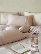 Atelier Smocked Pleat Cotton Duvet Cover original reference image 25