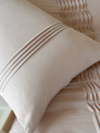 Atelier Smocked Pleat Cotton Duvet Cover original reference image 30