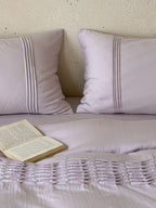 Atelier Smocked Pleat Cotton Duvet Cover original reference image 33