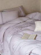 Atelier Smocked Pleat Cotton Duvet Cover original reference image 35