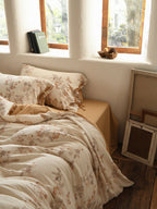 Aveline Botanical Tie-Closure Muslin Duvet Cover original reference image 3