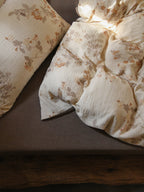 Aveline Botanical Tie-Closure Muslin Duvet Cover original reference image 10