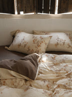 Aveline Botanical Tie-Closure Muslin Duvet Cover original reference image 11