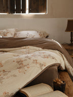 Aveline Botanical Tie-Closure Muslin Duvet Cover original reference image 13