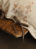 Aveline Botanical Tie-Closure Muslin Duvet Cover original reference image 14