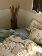 Aveline Botanical Tie-Closure Muslin Duvet Cover original reference image 17