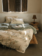 Aveline Botanical Tie-Closure Muslin Duvet Cover original reference image 20