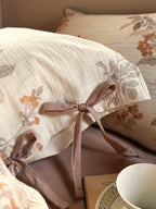 Aveline Botanical Tie-Closure Muslin Duvet Cover original reference image 28