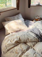 Aveline Botanical Tie-Closure Muslin Duvet Cover original reference image 34