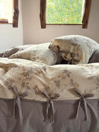 Aveline Botanical Tie-Closure Muslin Duvet Cover original reference image 39
