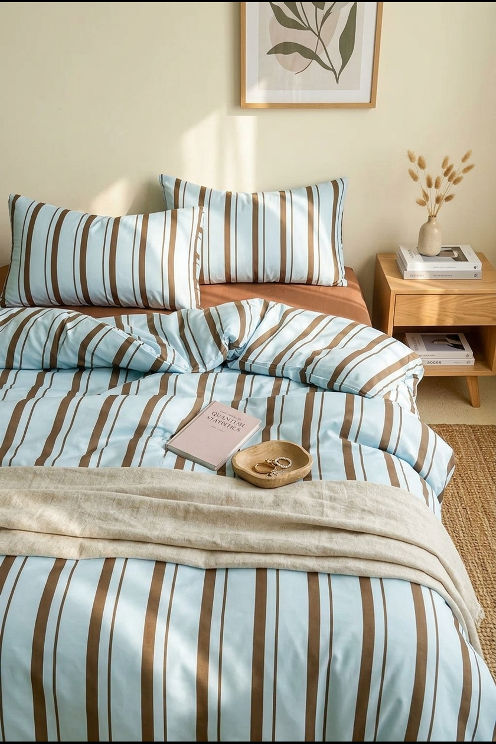 Barcode striped Duvet Cover Pinterest image