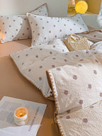 Bliss Floral Cutwork Brushed Cotton Duvet Cover original reference image 14